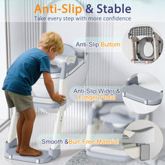 HATINGTOY adjustable-height stool grows with your child for comfort.