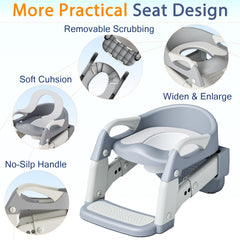 HATINGTOY potty seat-squat design supports stable positioning.