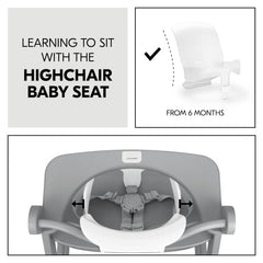 hauck Alpha+ bumper bar adds extra safety during active self-feeding