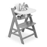 hauck Alpha+ high chair with tray enables easy feeding during family meals