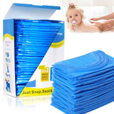 Hauinuey diaper pail refill 1088-diapers demonstrates high capacity for fewer bag changes.