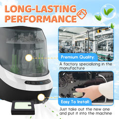 HAVANSIDY filter in-dryer-use shows secure placement during operation