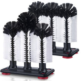 Havawish cup-washer-brushes-suction-base in kitchen sink deliver stable grip for efficient glass cleaning.
