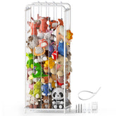 HAVEDAWN all-metal stuffed animal storage assembly highlights durable frame for nursery organization.