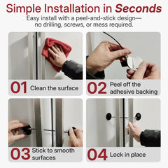 HAVENHAUSE lock on drawer helps prevent spills and pinched fingers.
