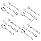 Haware 12-piece kids silverware set ready for home meals and self-feeding practice.