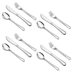 Haware 12-piece kids silverware set ready for home meals and self-feeding practice.