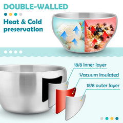 HaWare bowls rounded edges emphasize kid-friendly design for safe feeding.