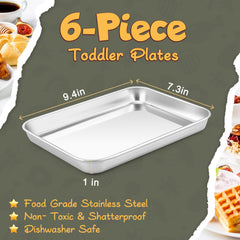 HaWare kids plates with rounded edges for safe grip