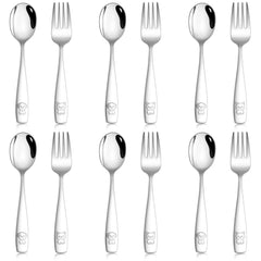 HaWare toddler utensils set packaging front showing compact 12-piece kit for daily meals.