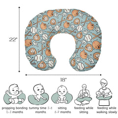 HawSkgFub pillow slipcover fits standard 22x18 inch pillows.