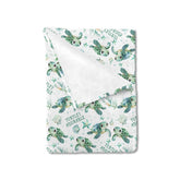 HawSkgFub turtle blanket 30x40 swaddle cozy newborns