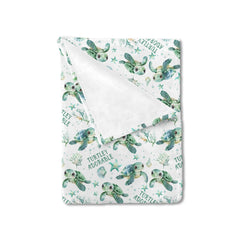 HawSkgFub turtle blanket 30x40 swaddle cozy newborns