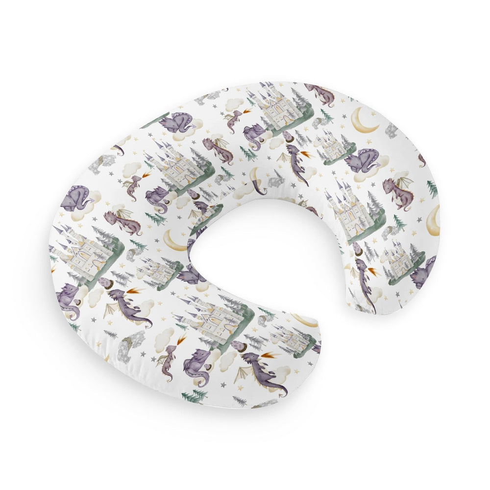 HawSkgFub cute dragon nursing pillow cover for cozy feeding sessions