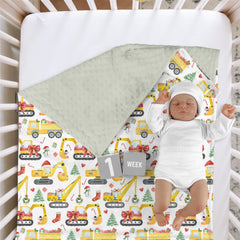 HawSkgFub dotted back mink blanket features playful patterns and gentle plush comfort for nap or cuddle.