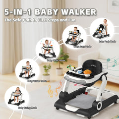 HAWEEK baby-walker-wheels enable smooth, quiet movement for toddlers