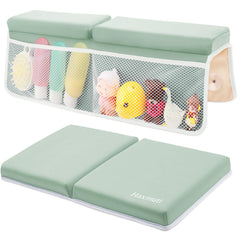 Haxmuti bath kneeler memory foam cushions for comfortable bath-time support.