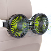 Hayousui USB car fan backseat clip securely attaches for cool backseat comfort