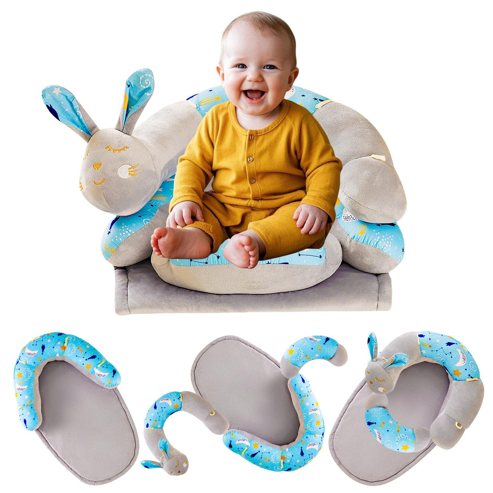 HbJoAixi 2-in-1 tummy time mat in use for gentle newborn exploration