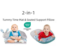 HbJoAixi seated support pillow helping baby sit up safely during play