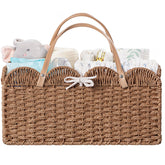 HBlife diaper caddy with removable divider for quick diaper changes.