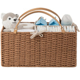 HBlife large diaper caddy top view shows ample storage for nursery organization.