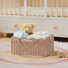 HBlife portable scalloped basket detached into four pieces for compact storage