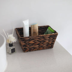 HDKJ small storage basket top-bottom dimensions help you plan compact storage.