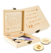 HDUYFYD Miscarriage Memorial Box front view for organized keepsake storage.