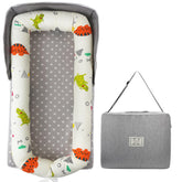 HDUYFYD portable baby lounger folded for travel and quick setup