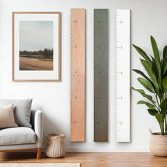 Headwaters Studio 63-inch ruler with clear markings for kid height tracking.