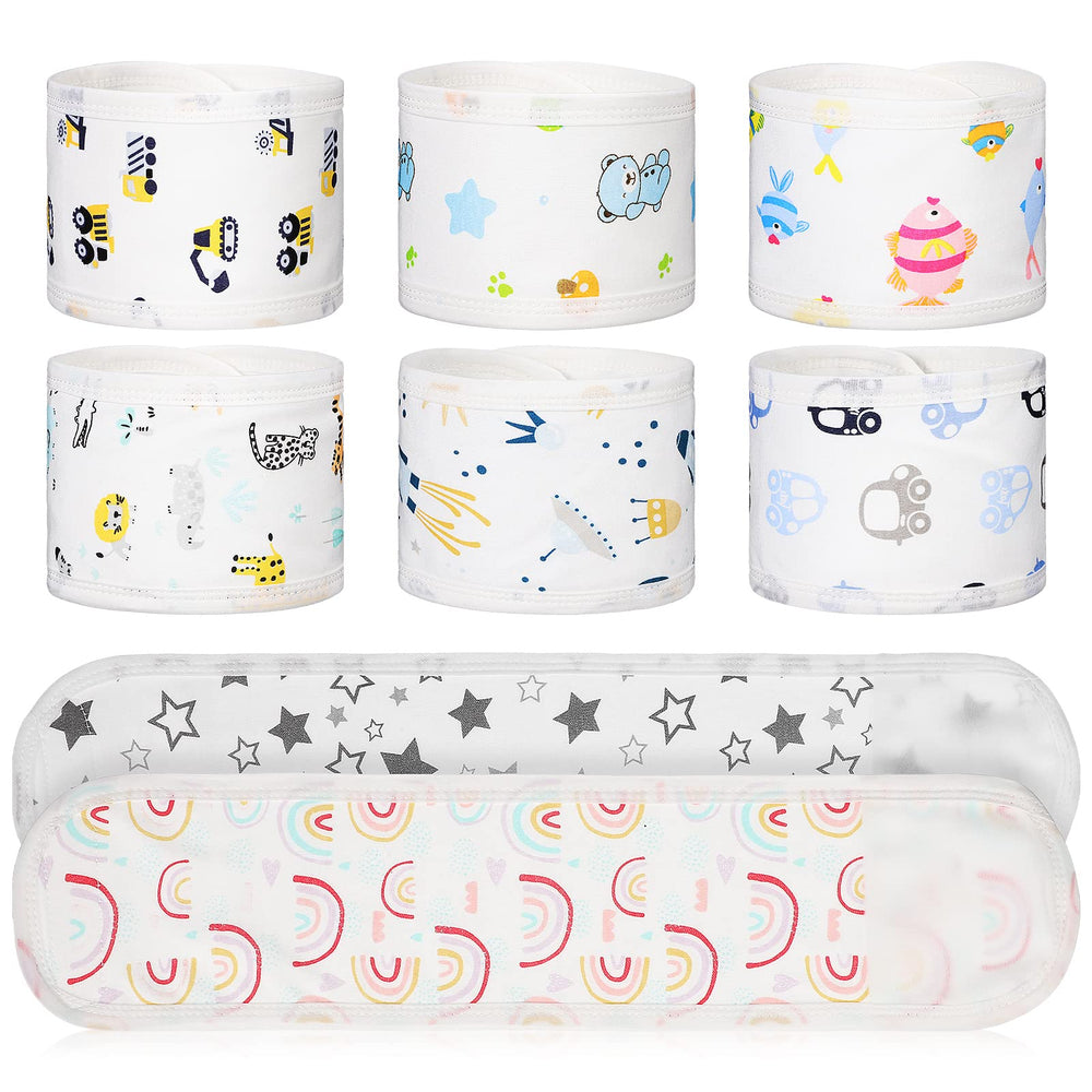 Healifty cartoon cotton baby belly band 1 offers soft, breathable protection for newborn umbilical area.