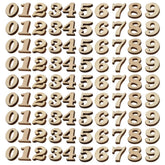 Healifty wooden numbers 200 pcs pack ideal for scrapbooking and home decor