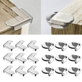Heart of Tafiti corner guards 20-pack on a furniture corner for edge protection.