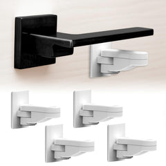 Heart of Tafiti lever-lock pack-4-white-closeup demonstrates compact safety for toddlers at home