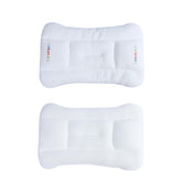 Hebove Kids Pillow front view shows ergonomic spine support for growing children.