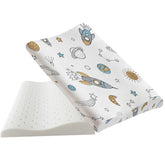 Hebove kids pillow neck-support renders targeted neck comfort for growing heads during sleep.