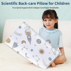 Hebove memory-foam-ventilation-holes highlights improved airflow for cooler, more comfortable naps.