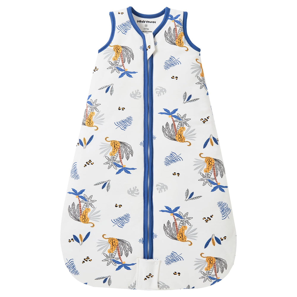 HEDSYOUHH baby sleep sack in cotton-soft fabric keeps baby cozy through winter nights.