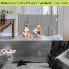 HEELALBABY 33-inch-tall gate suited for doorways and stairs