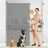 HEELALBABY 72-inch tall gate assembly for easy doorway setup and safety.