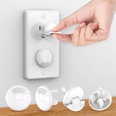 HEELALBABY outlet covers with hidden pull handle for quick removal