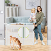 HEELALBABY reinforced-bar mesh provides durable top stability for wide doorways