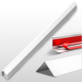 HelloaySen 2x2x48-inch stainless steel white corner guard offering durable wall protection.