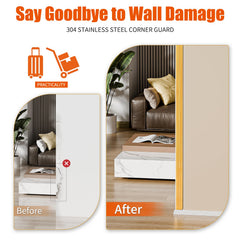 HelloaySen rounded-edge corner guard with folded edge design for tougher impact resistance.