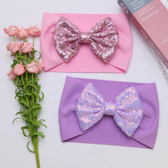 HELYKAKA hairband soft fabric closeup, gentle on delicate newborn heads