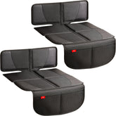 Helteko carseat protector thick padding front-seat closeup showing added comfort and protection