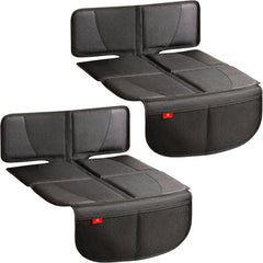 Helteko carseat protector thick padding front-seat closeup showing added comfort and protection