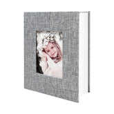 HenPisen photo album front linen cover ideal for elegant keepsake gifting