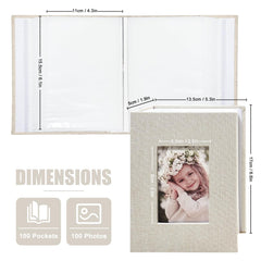 HenPisen linen-cover album with textured hardcover for elegant gifting
